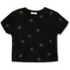 imageSpeechless Girls Graphic TShirtBlackPeace Sign