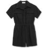 imageSpeechless Girls Linen RomperBlack