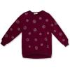 imageSpeechless Girls Long Sleeve Baby French Terry High Low Sweatshirt TunicBurgundy