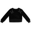 imageSpeechless Girls Long Sleeve Shaggy Knit High Low TopBlack
