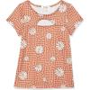 imageSpeechless Girls Peekaboo Short Sleeve TShirt TopTerracotta