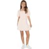 imageSpeechless Girls Puff Sleeve Pleated Top and Skater Mini Skirt SetBlush