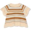 imageSpeechless Girls Short Sleeve Crochet TopTanBlue