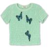 imageSpeechless Girls Smocked Graphic Tee TopMint