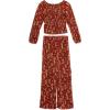 imageSpeechless Girls Two Piece Long Sleeve Bell Bottom SetBurgundy