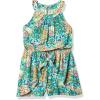 imageSpeechless girls Halter Knit RomperBlueOrange