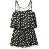 imageSpeechless girls Layered Bodice RomperBlackWhite