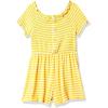 imageSpeechless girls Off the Shoulder Smocked Bodice RomperYellowIvory