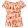 imageSpeechless girls Peasant Tie Dye Floral Knit RomperTie Dye Floral