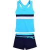 imageUhnice Girls Swimsuit Two Piece Tankini Swimwear with BoyshortBlue