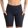 imageUhnice Workout Yoga Shorts with Out Pockets Tummy Control Athletic Sports Pants