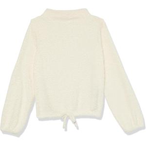 imageSpeechless Girls Long Sleeve Mock Neck TopIvory