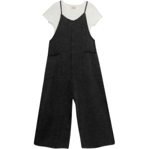 imageSpeechless Girls Overalls JumpsuitBlack