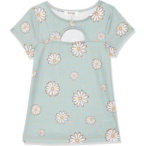 imageSpeechless Girls Peekaboo Short Sleeve TShirt TopBlue