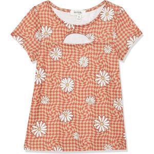 imageSpeechless Girls Peekaboo Short Sleeve TShirt TopTerracotta