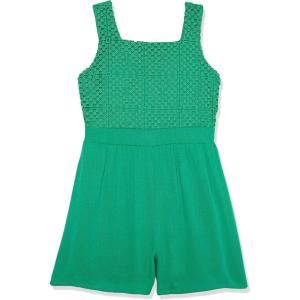 imageSpeechless girls Crochet Lace Sleeveless RomperKelly Green