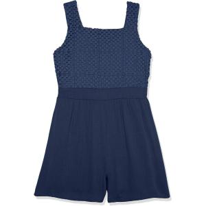 imageSpeechless girls Crochet Lace Sleeveless RomperNavy