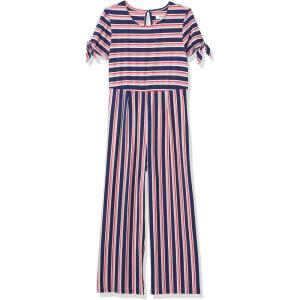 imageSpeechless girls Striped Cropped JumpsuitNavyCoral