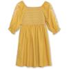 imageSpeechless Girls 34 Sleeve Embroidered DressMustardIvory