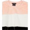 imageSpeechless Girls Colorblock SweatshirtBlushIvoryBlack