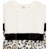 imageSpeechless Girls Colorblock SweatshirtIvoryBlackLeo