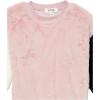 imageSpeechless Girls Colorblock SweatshirtPinkIvoryBlack