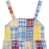 imageSpeechless Girls Cotton Multi Color Plaid Skater Knee Length DressBlueRed