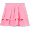imageSpeechless Girls Cotton Smocked Waist Tiered Short SkirtHot Pink