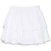 imageSpeechless Girls Cotton Smocked Waist Tiered Short SkirtWhite
