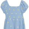 imageSpeechless Girls Double Gauze Short Sleeve Smocked Bodice Babydoll DressPeri