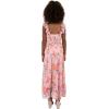 imageSpeechless Girls Flutter Sleeve Chiffon Maxi DressBlushCoral