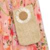 imageSpeechless Girls Flutter Sleeve Chiffon Maxi Tiered DressCoralPink