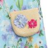 imageSpeechless Girls Flutter Sleeve Floral Printed Chiffon Maxi DressAquaPink