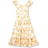 imageSpeechless Girls Flutter Sleeve Midi Tiered DressIvoryYellow