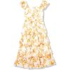 imageSpeechless Girls Flutter Sleeve Midi Tiered DressIvoryYellow