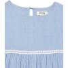 imageSpeechless Girls Flutter Sleeve Swiss Dot Peplum TopBlue