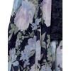 imageSpeechless Girls High Neck Romper Maxi WalkThrough Party DressNavyLavender