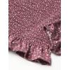 imageSpeechless Girls Long Balloon Sleeve Smocked TopBurgundyPink