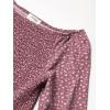 imageSpeechless Girls Long Balloon Sleeve Smocked TopBurgundyPink