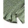 imageSpeechless Girls Long Balloon Sleeve Smocked TopHunterGold
