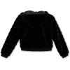 imageSpeechless Girls Long Sleeve Boxy Faux Fur JacketBlack