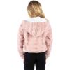 imageSpeechless Girls Long Sleeve Boxy Faux Fur JacketBlush