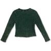 imageSpeechless Girls Long Sleeve Chunky Rib Jersey TopHunter Green