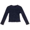 imageSpeechless Girls Long Sleeve Chunky Rib Jersey TopNavy