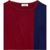 imageSpeechless Girls Long Sleeve Colorblock Tie Front TopBlackNavy