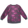 imageSpeechless Girls Long Sleeve Foil Print Fleece SweatshirtGreyFuchsia