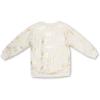 imageSpeechless Girls Long Sleeve Foil Print Fleece SweatshirtIvoryGold