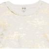 imageSpeechless Girls Long Sleeve Foil Print Fleece SweatshirtIvoryGold