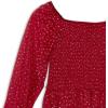 imageSpeechless Girls Long Sleeve Glitter Polka Dot Party DressRed