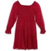 imageSpeechless Girls Long Sleeve Glitter Polka Dot Party DressRed